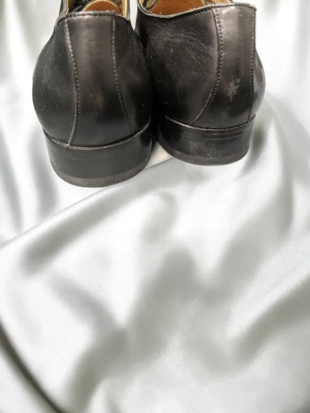 To Boot NY Adam Derrick Black Leather Derby Shoes Size 12D- Display Model !